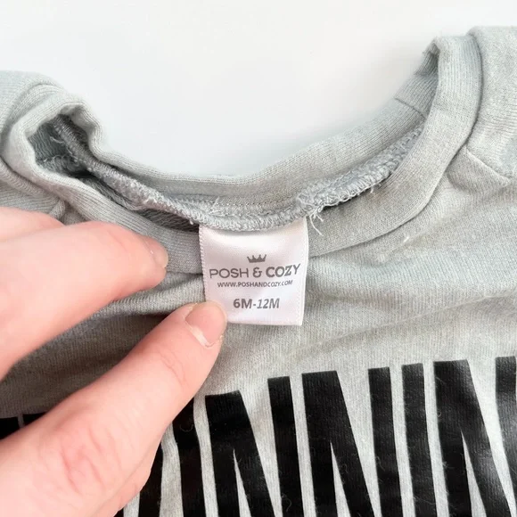 🇨🇦 Posh & Cozy Bamboo Gray 'Twinning' Sweatshirt - Picture 3 of 3